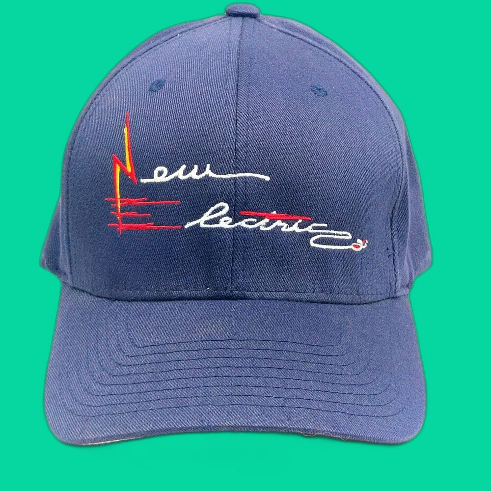Company Logo New Electric Co. Cap Hat Small-Medium Flexfit